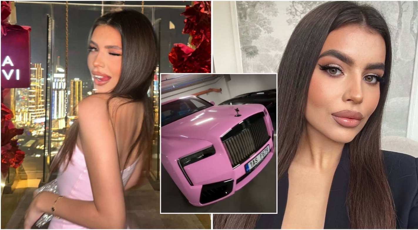 Marinos Bui dukrai Ešli Daščenkai – prabangi staigmena: vairuos rožinį „Rolls-Royce“ | tv3.lt