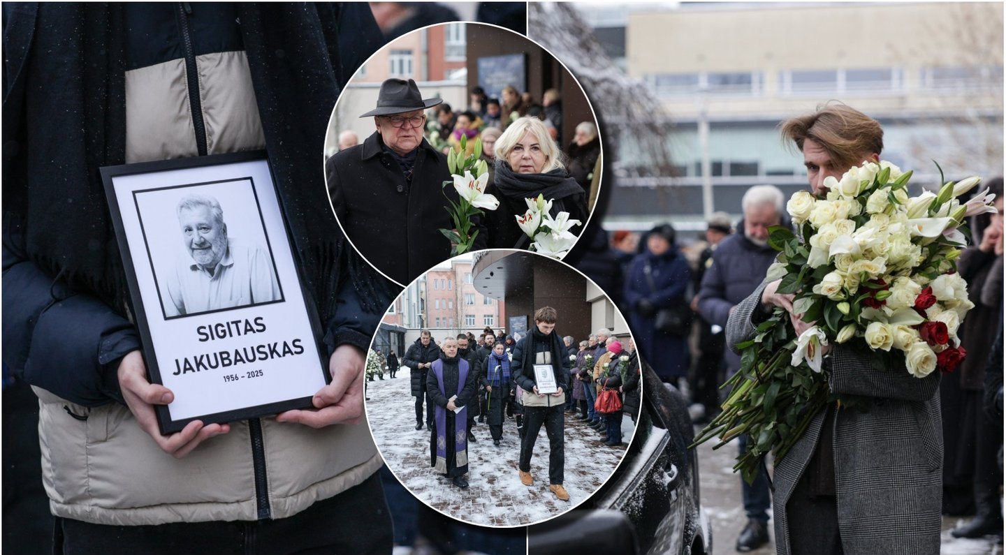 Sigitas Jakubauskas atgulė amžinojo poilsio: urna skendo žieduose