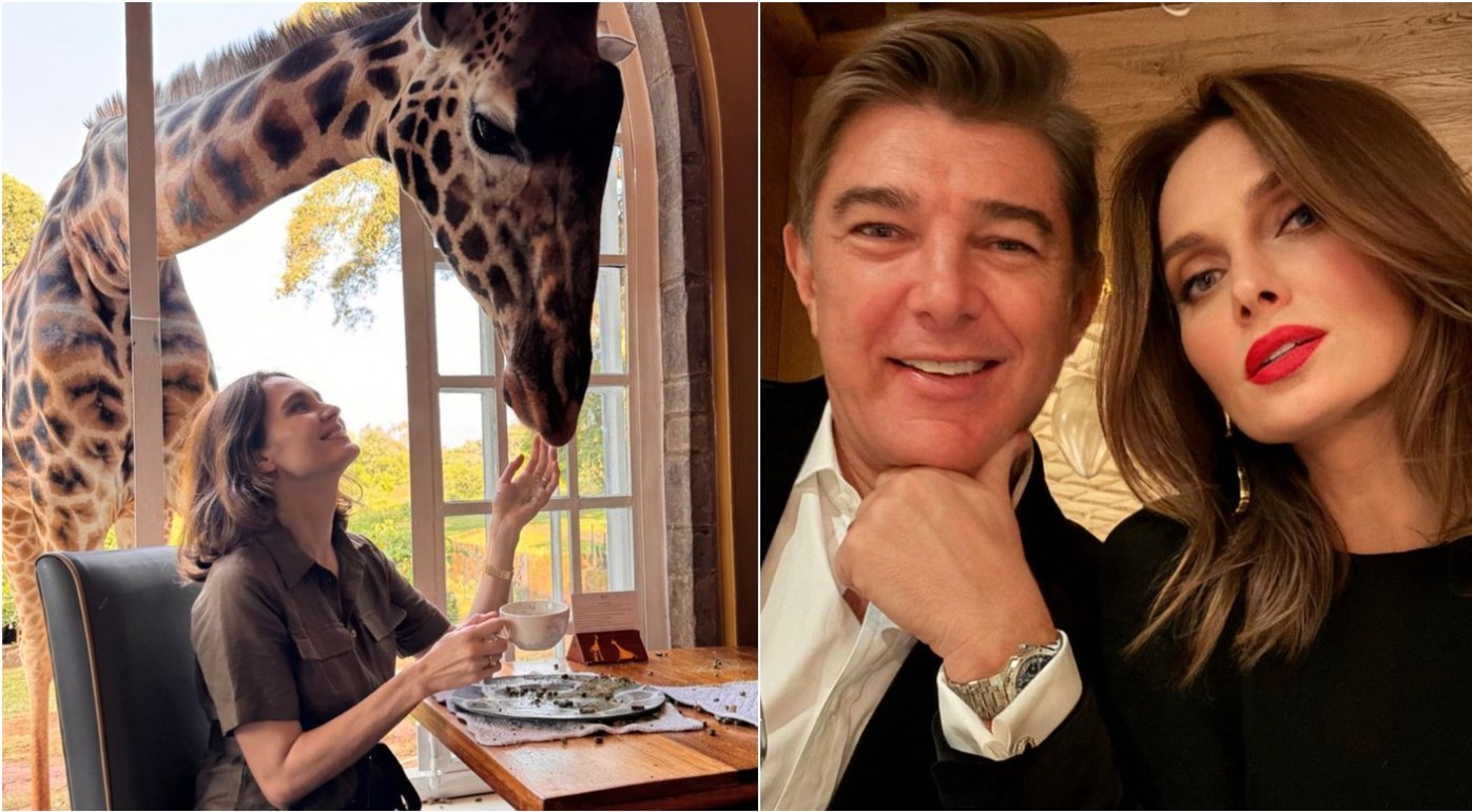 Asta Valentaitė ir Glenas Manchesteris atostogauja įspūdingo grožio šalyje: žirafos ir oro bučiniai