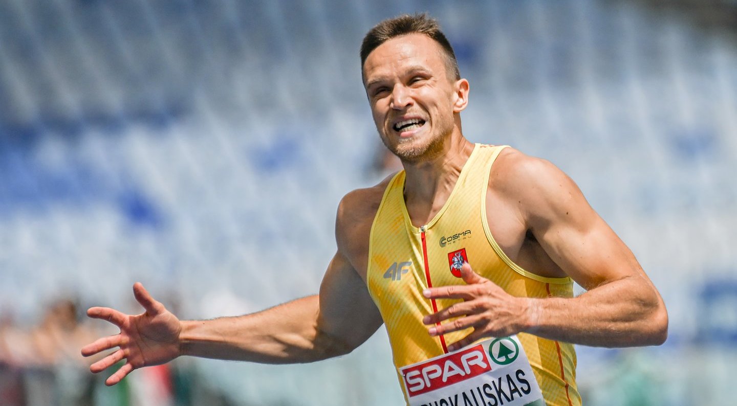 Sezono rezultatą fiksavęs Gediminas Truskauskas įbėgo į pusfinalį – nusitaikė ir į rekordą
