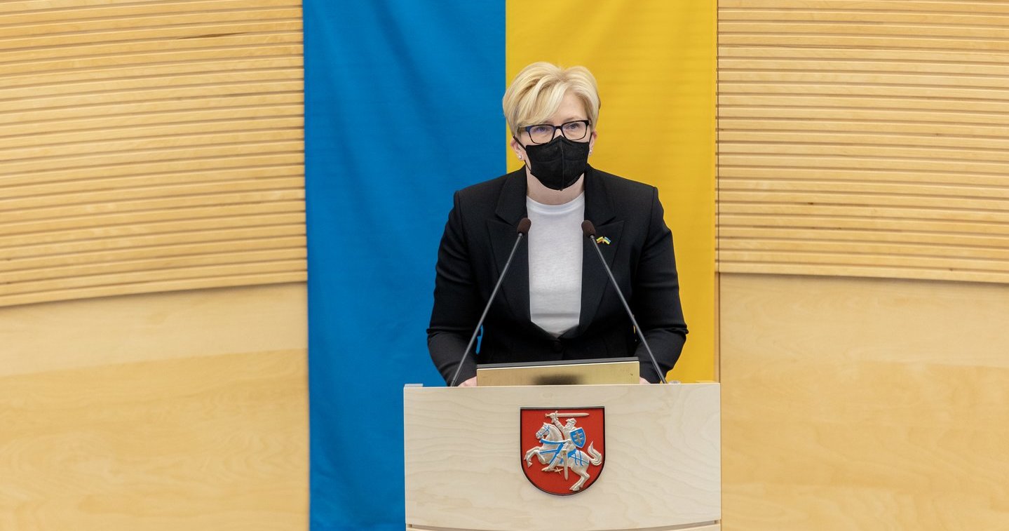 Šimonytė odwiedzi Polskę w celu omówienia wsparcia dla Ukrainy