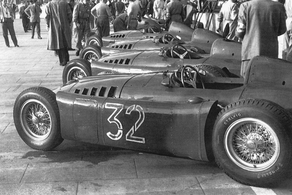 1955 monaco gp - lancia team