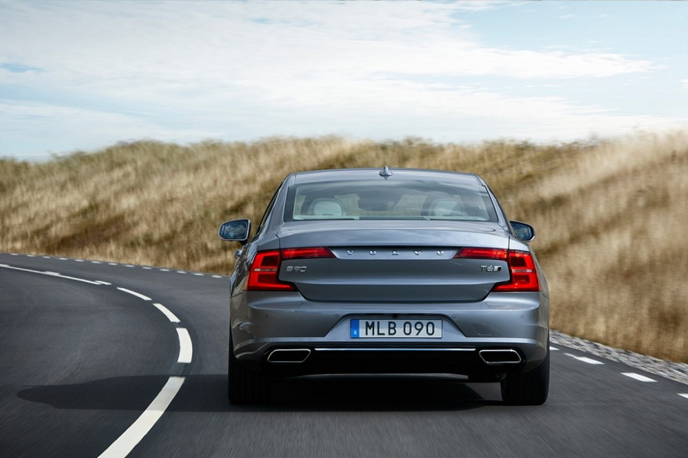 Location Rear Volvo S90 Mussel Blue