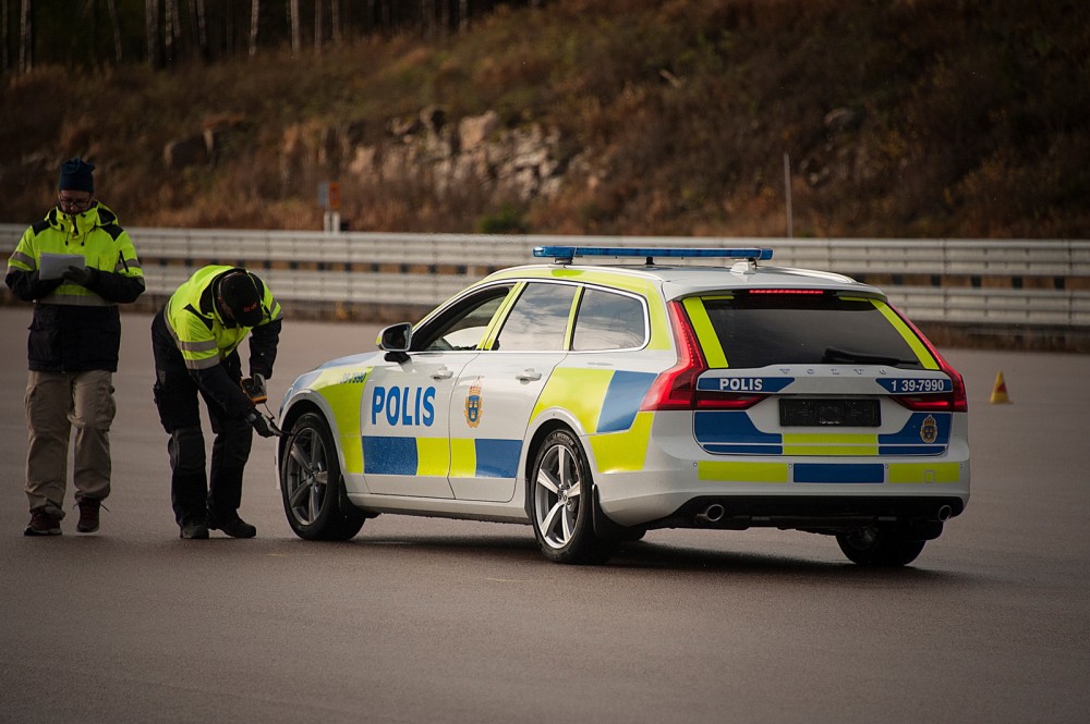 Volvo V90 som polisbil får högsta betyget hittills