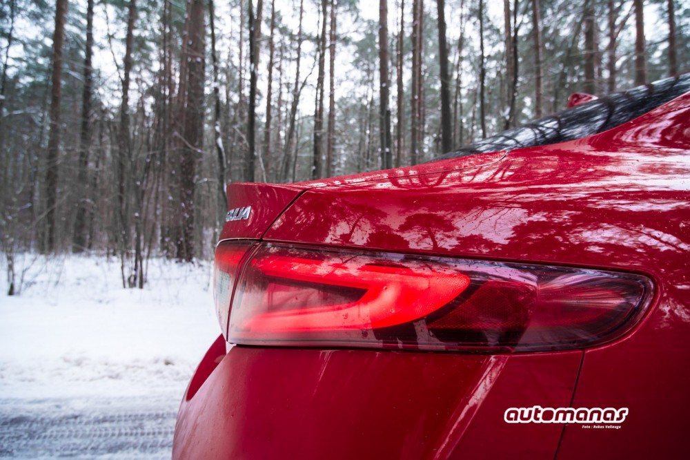 Alfa Romeo Giulia testas (nuotr. Rokas Valiauga)