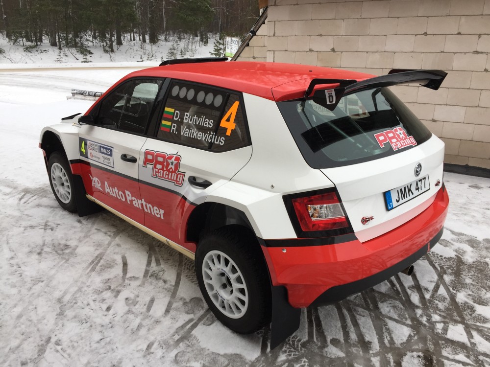 Dominyko Butvilo Škoda Fabia R5 Halls Winter raliui (komandos nuotr.) (3)