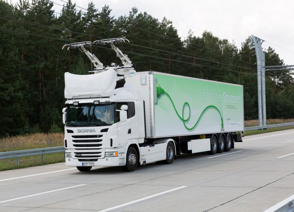 Siemens und Scania forschen gemeinsam am elektrifizierten Straßengüterverkehr / Siemens and Scania are conducting joint research into the electrification of road freight traffic