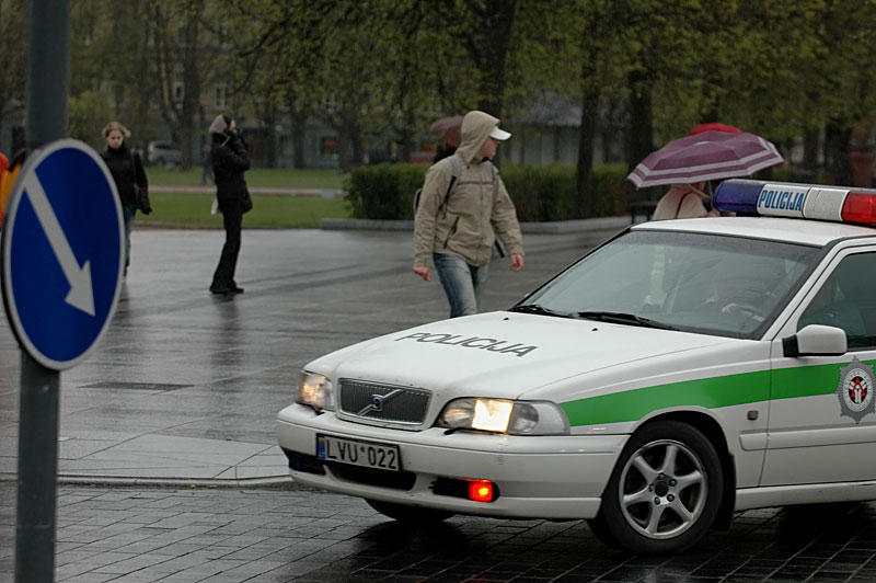 Volvo policija