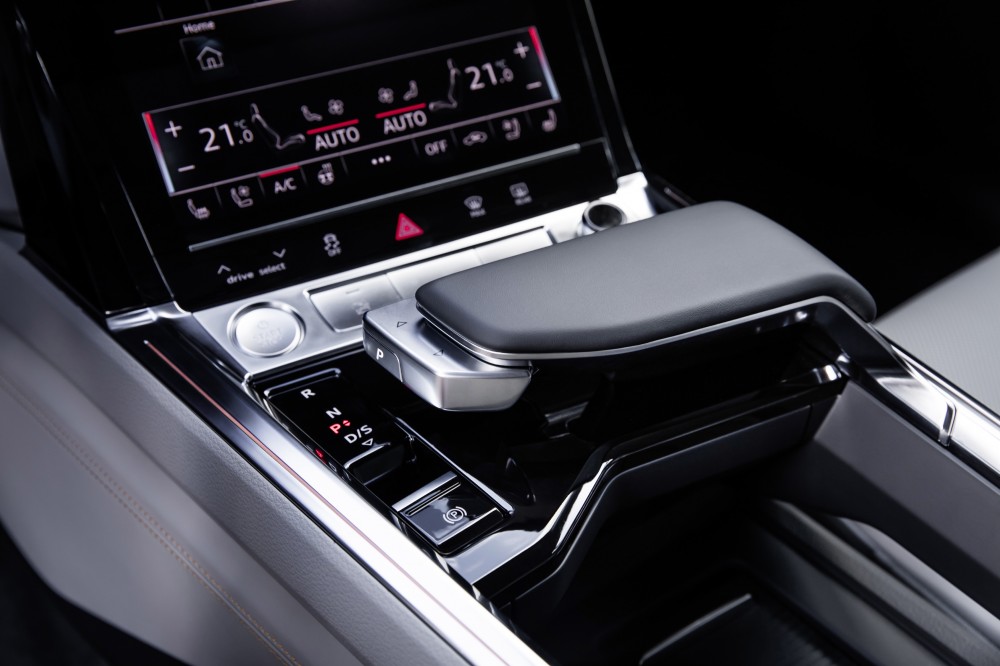 The interior of the Audi e-tron prototype