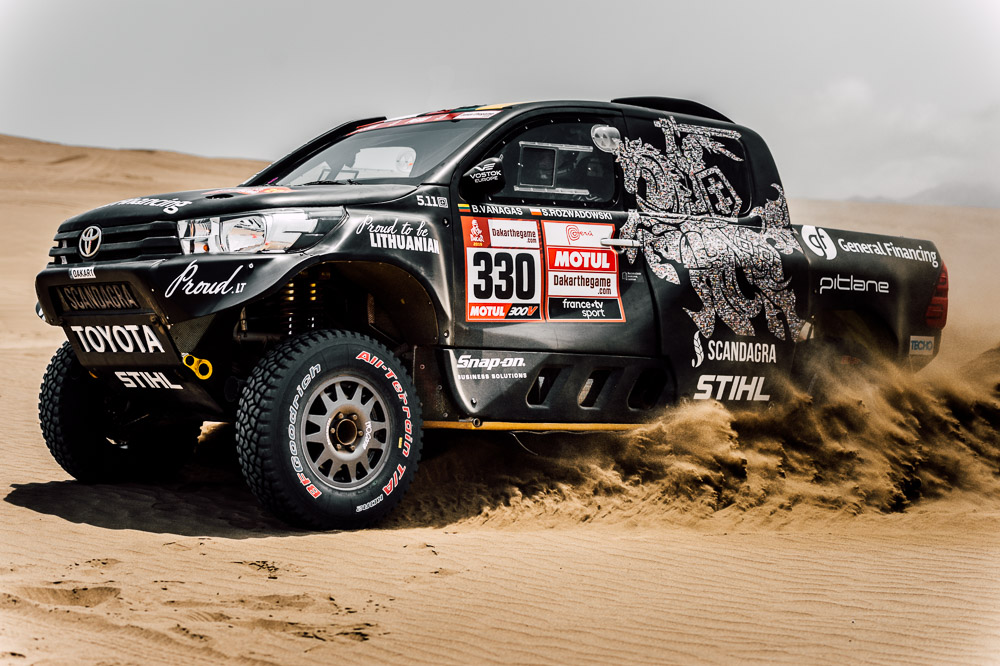 Ryčio Šeškaičio nuotr. (Toyota Gazoo Racing Hilux)