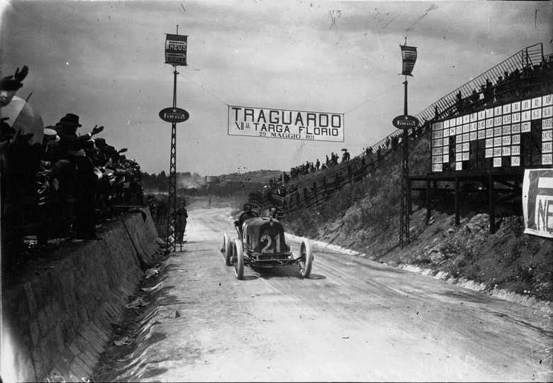 „Alfa Romeo“ įžymiose „Targa Florio“ lenktynėse