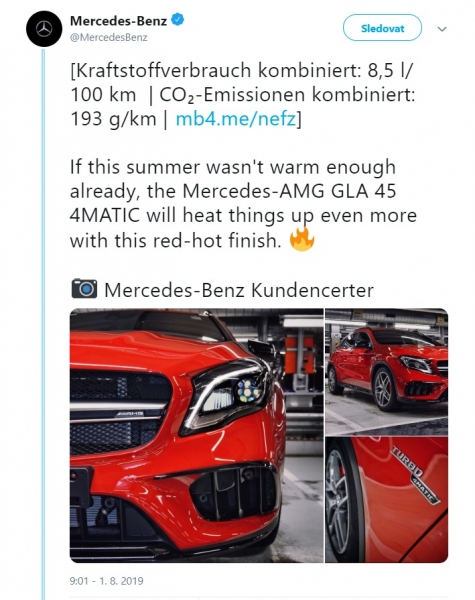 Mercedes Benz GLA 45 AMG reklama