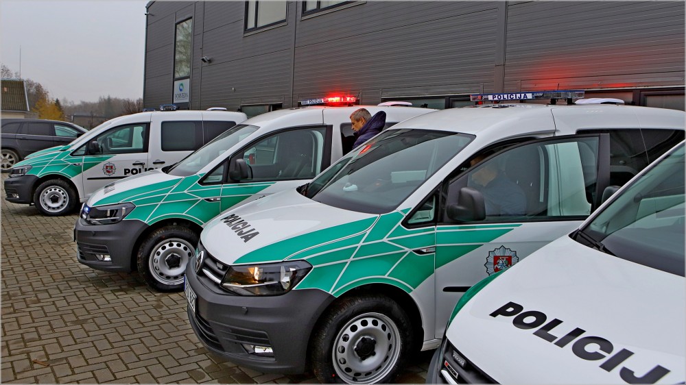 Policijos reikmėms skirtas Volkswagen Caddy