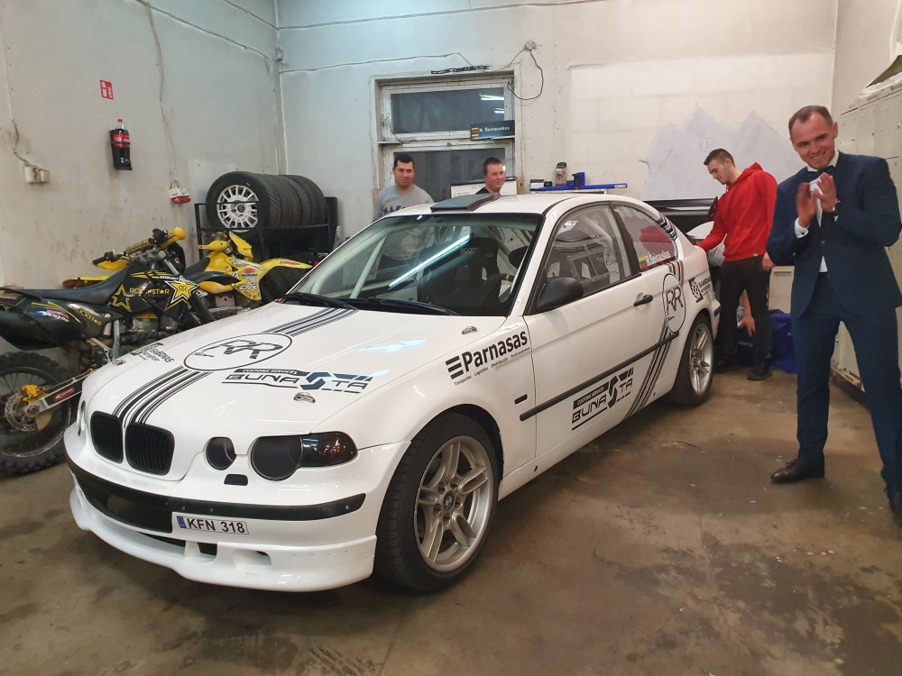 Lietuvos ralio čempionatui paruoštas BMW