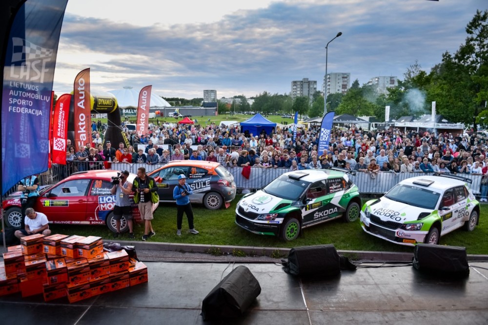 Rally Elektrėnai 2019 dalyvių parkas