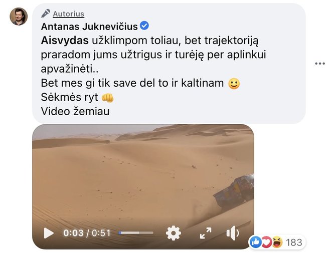 Antano Juknevičiaus komentaras