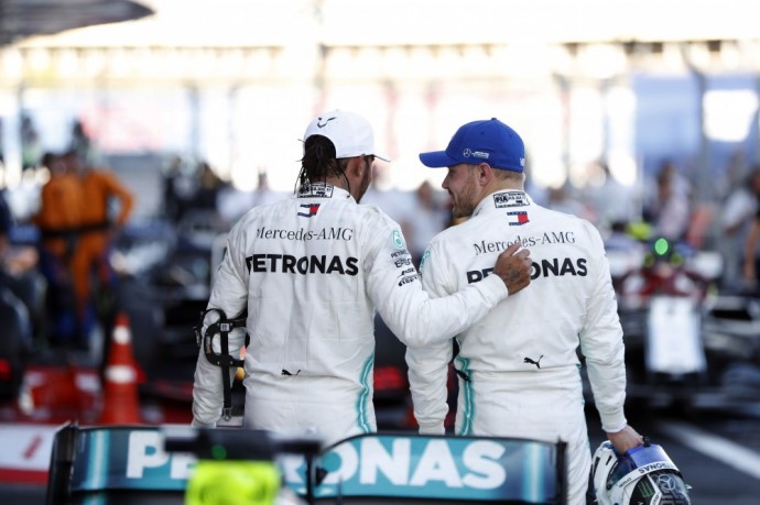 Lewis Hamilton, Valtteri Bottas 