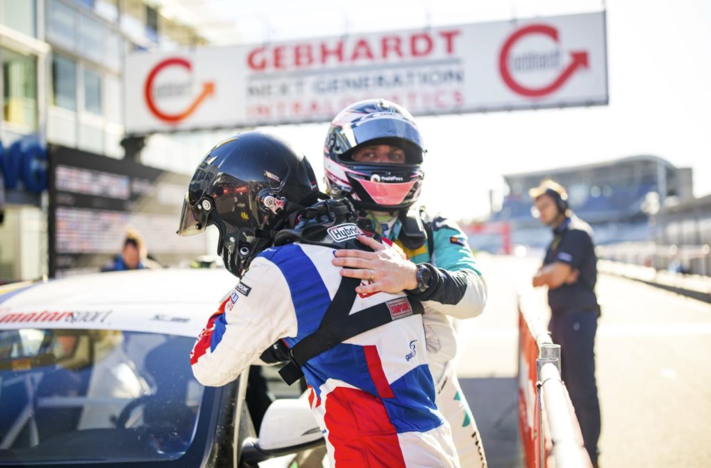 Jonas Karklys behind the wheel of Hyundai i30 TCR