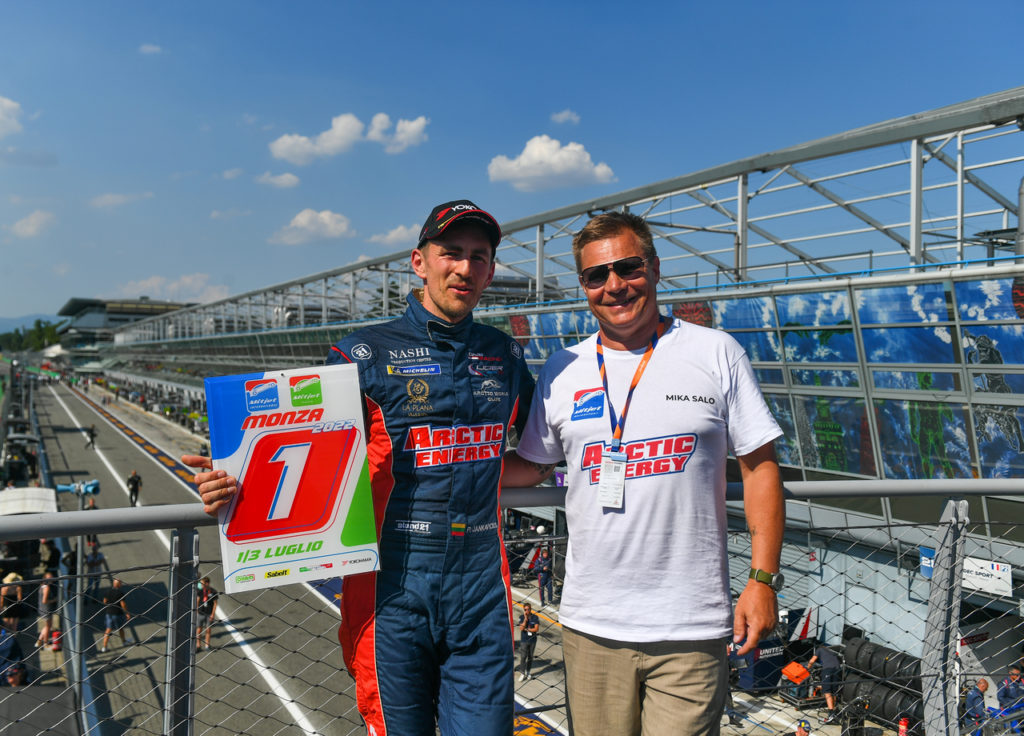 Povilas Jankavčius ir Mika Salo Mitjet Italian Racing Series čempionate Monzoje