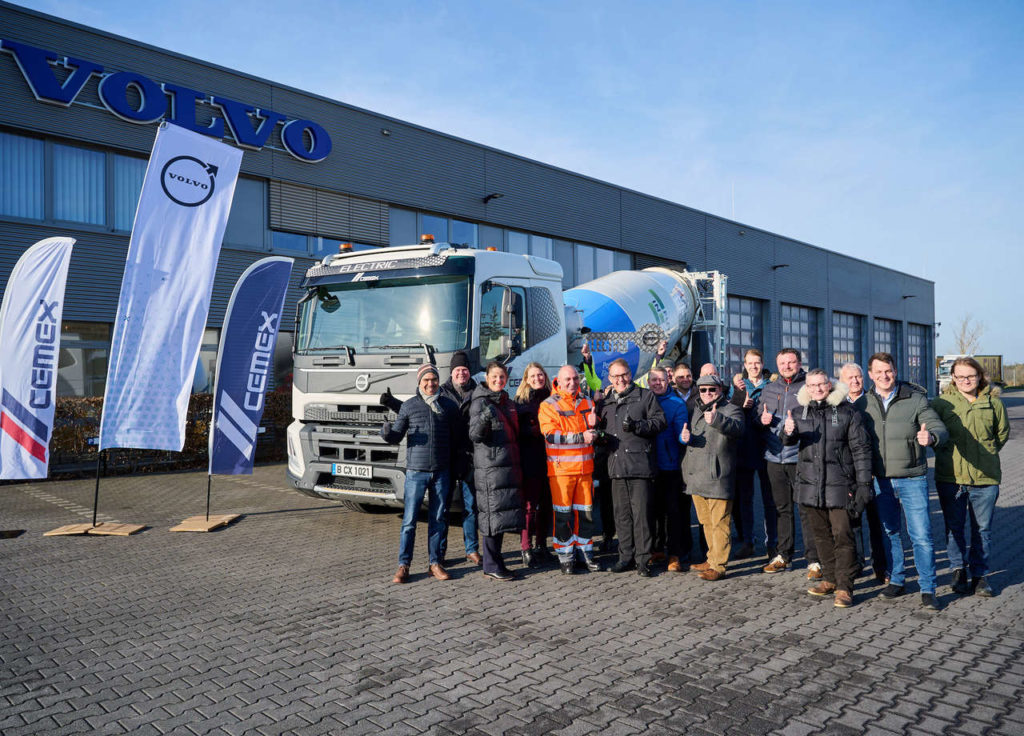 „Volvo Trucks“ elektrinis betonvežis