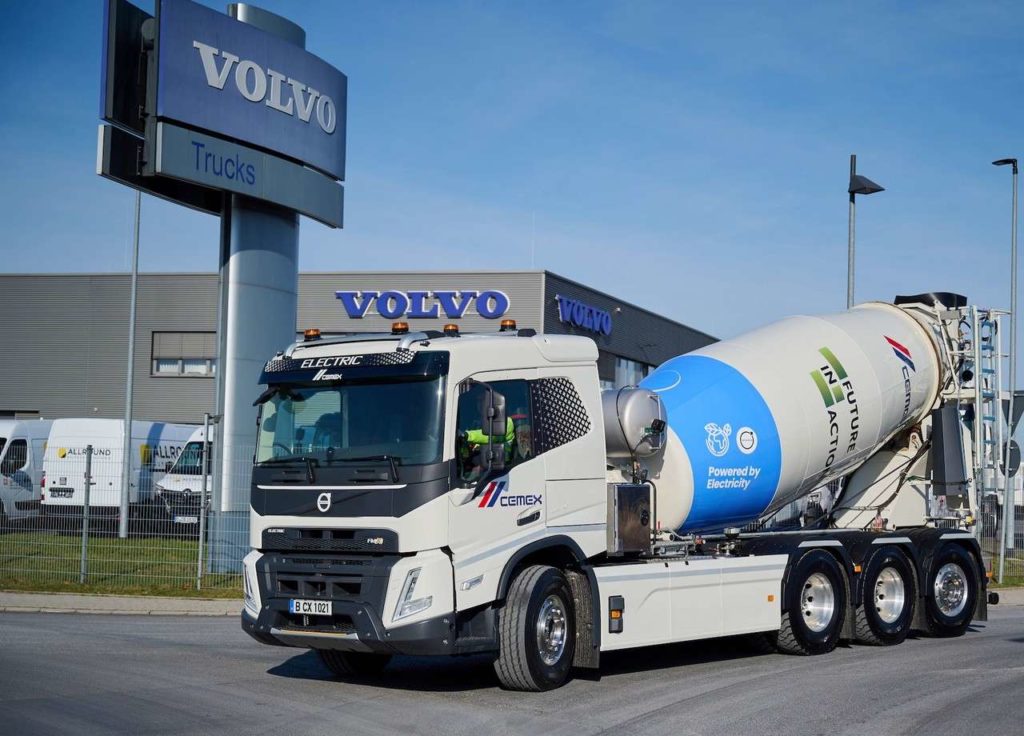 „Volvo Trucks“ elektrinis betonvežis