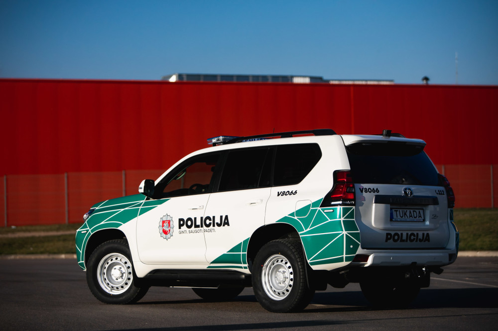 Lietuvos policijos automobilis – Toyota Land Cruiser